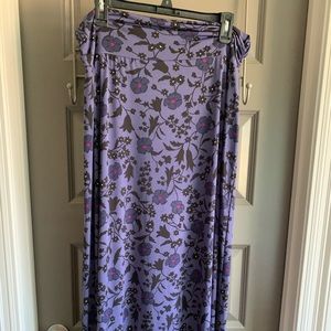 NWOT # XXL Maxi Skirt Purple